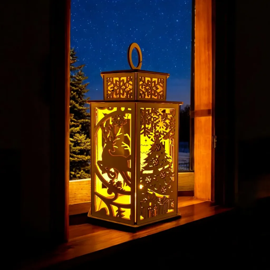 [EvGe-La-525] Winterwunderland Laterne (Fix und Fertig-Version)